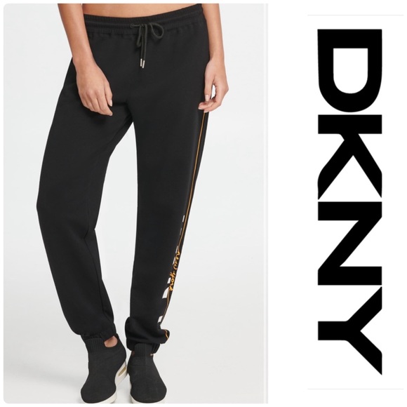 DKNY Relaxed Logo Joggers - Picture 3 of 4